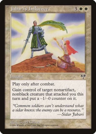 Jabari's Influence MIR-24 Mirage Magic card