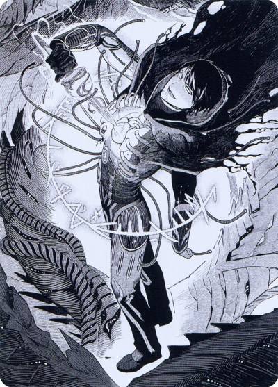 Jace, the Perfected Mind // Jace, the Perfected Mind AONE-67 Phyrexia: All Will Be One Art Series Magic card