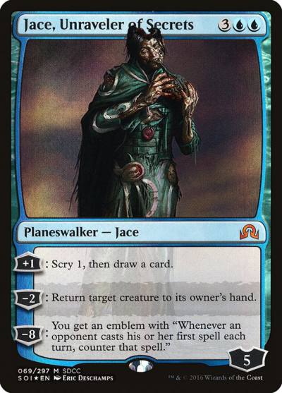 Jace, Unraveler of Secrets PS16-69 San Diego Comic-Con 2016 Magic card