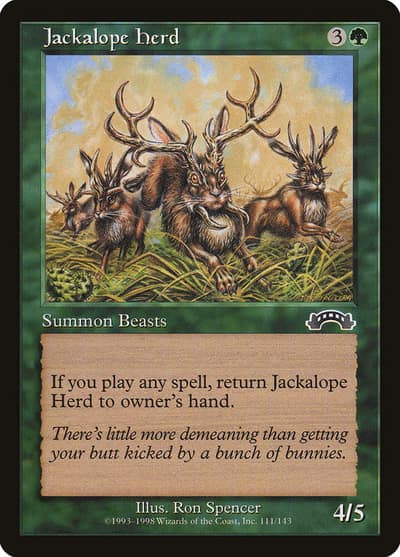 Jackalope Herd 111 Exodus Magic card