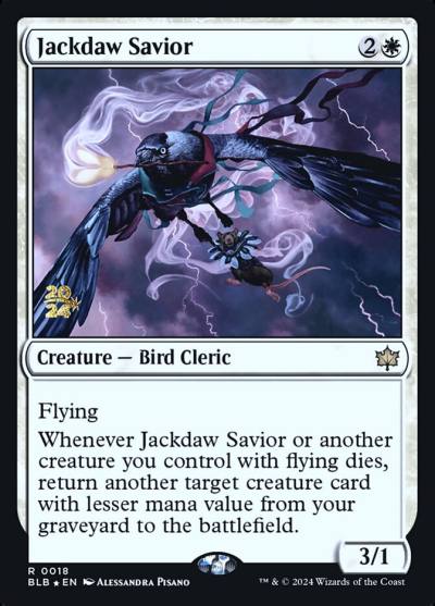 Jackdaw Savior PBLB-18S Bloomburrow Promos Magic card