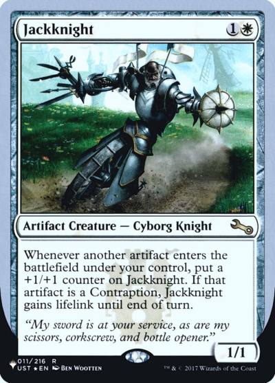 Jackknight ULST-5 The List (Unfinity Foil Edition) Magic card
