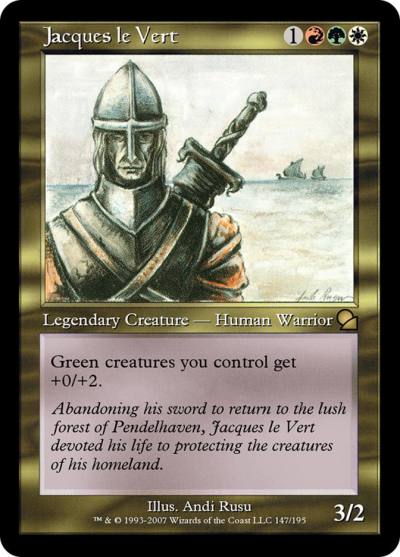 Jacques le Vert ME1-147 Masters Edition Magic card