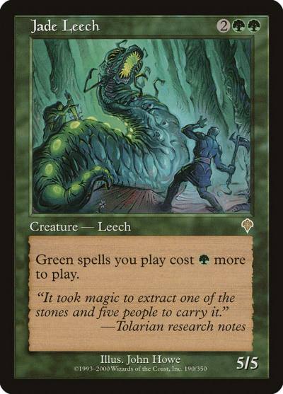 Jade Leech INV-190 Invasion Magic card