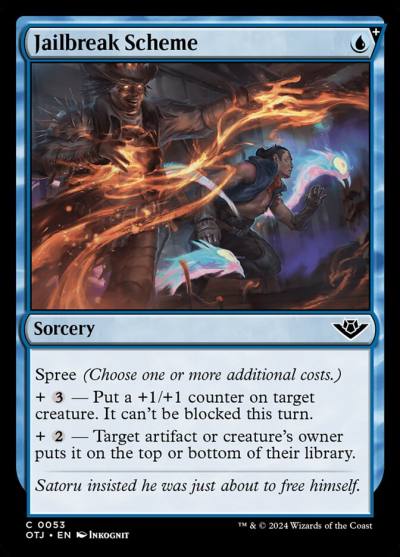 Jailbreak Scheme OTJ-53 Outlaws of Thunder Junction Magic card