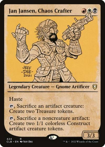 Jan Jansen, Chaos Crafter CLB-424 Commander Legends: Battle for Baldur's Gate Magic card