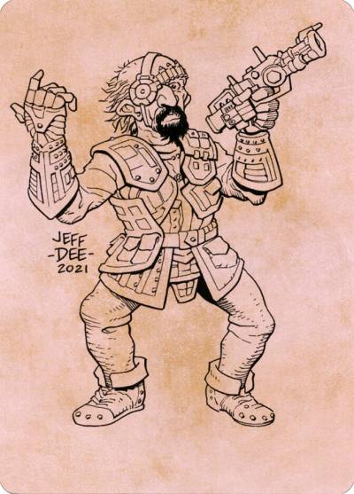 Jan Jansen, Chaos Crafter // Jan Jansen, Chaos Crafter ACLB-66 Battle for Baldur's Gate Art Series Magic card