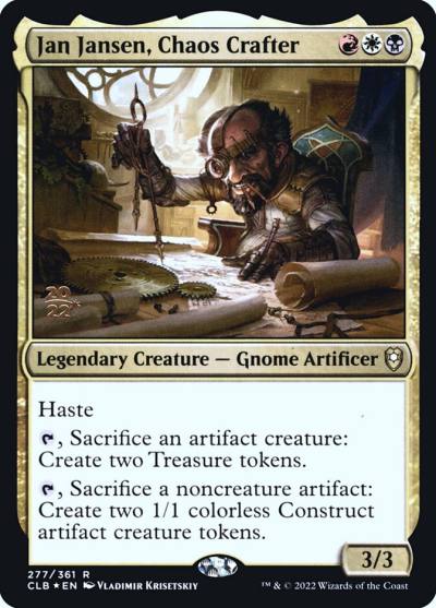 Jan Jansen, Chaos Crafter PCLB-277S Battle for Baldur's Gate Promos Magic card