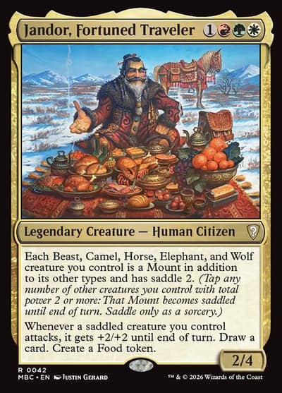 Jandor, Fortuned Traveler 42 Mystery Booster Commander Edition Magic card