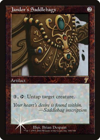 Jandor's Saddlebags 7ED-304STAR Seventh Edition Magic card