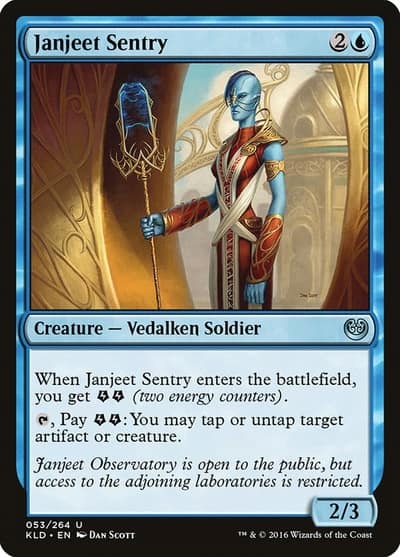Janjeet Sentry 53 Kaladesh Magic card