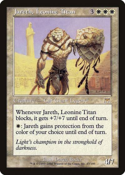 Jareth, Leonine Titan ONS-43 Onslaught Magic card