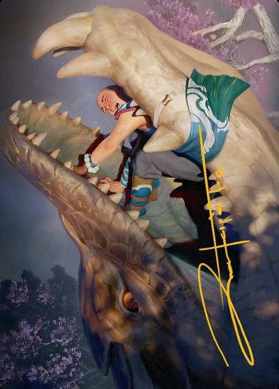 Jaws of Defeat // Jaws of Defeat ATDM-53 Tarkir: Dragonstorm Art Series Magic card