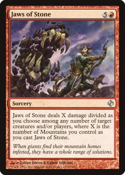 Jaws of Stone DDI-72 Duel Decks: Venser vs. Koth Magic card
