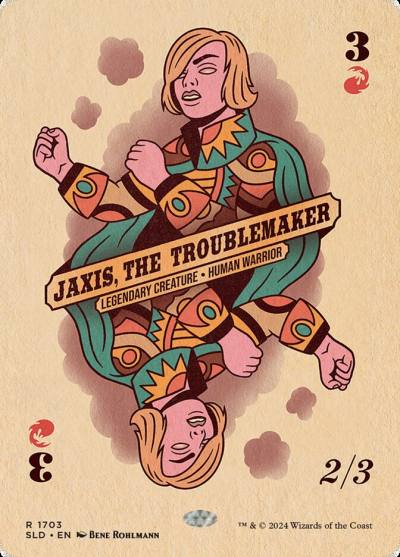 Jaxis, the Troublemaker SLD-1703 Secret Lair Drop Magic card