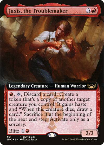 Jaxis, the Troublemaker SNC-461 Streets of New Capenna Magic card