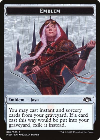 Jaya Ballard Emblem TMED-R4 Mythic Edition Tokens Magic card