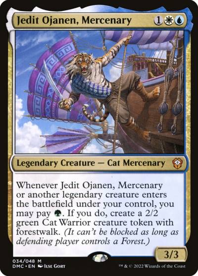 Jedit Ojanen, Mercenary DMC-34 Dominaria United Commander Magic card