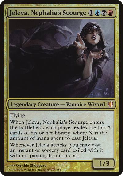 Jeleva, Nephalia's Scourge OC13-194 Commander 2013 Oversized Magic card