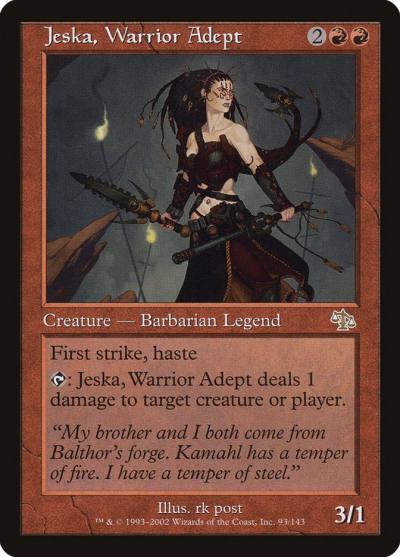 Jeska, Warrior Adept 93 Judgment Magic card