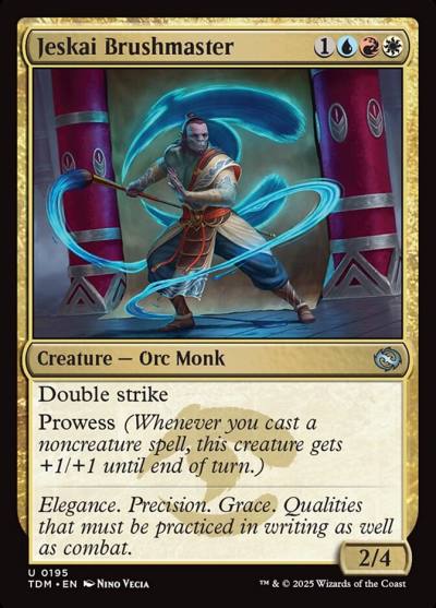Jeskai Brushmaster 195 Tarkir: Dragonstorm Magic card