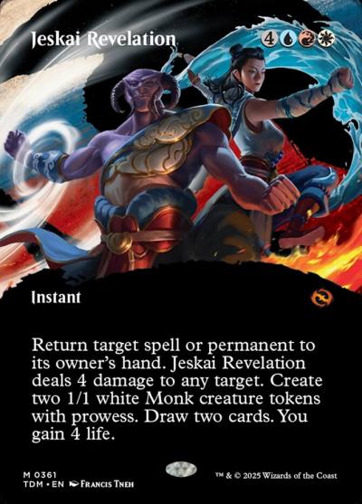 Jeskai Revelation TDM-361 Tarkir: Dragonstorm Magic card