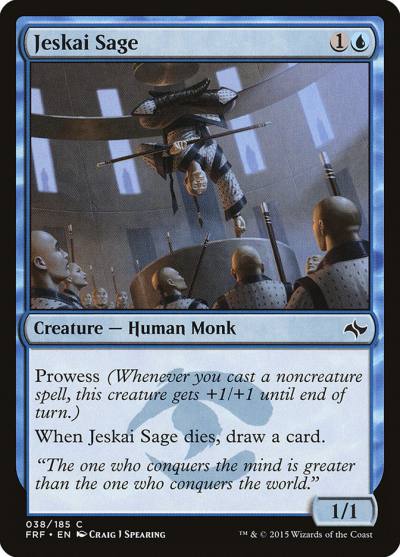 Jeskai Sage FRF-38 Fate Reforged Magic card
