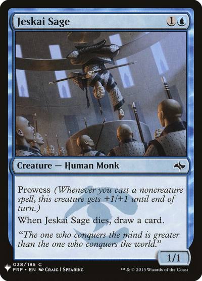 Jeskai Sage PLST-FRF-38 The List Magic card