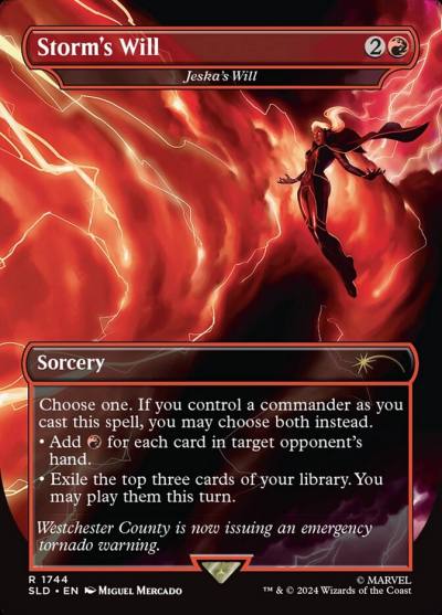 Jeska's Will SLD-1744 Secret Lair Drop Magic card
