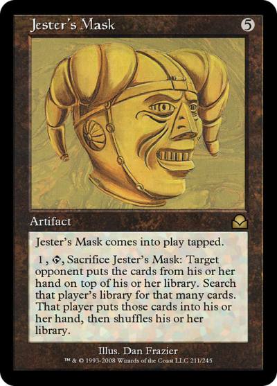 Jester's Mask ME2-211 Masters Edition II Magic card