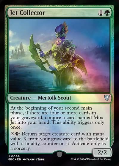 Jet Collector 69 Mystery Booster Commander Edition Magic card