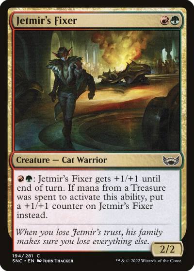 Jetmir's Fixer 194 Streets of New Capenna Magic card