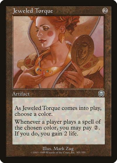 Jeweled Torque MMQ-301 Mercadian Masques Magic card