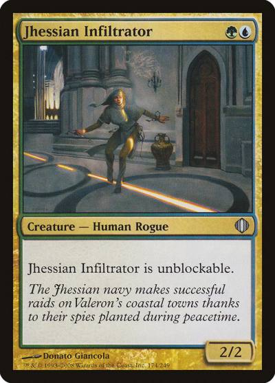 Jhessian Infiltrator 174 Shards of Alara Magic card