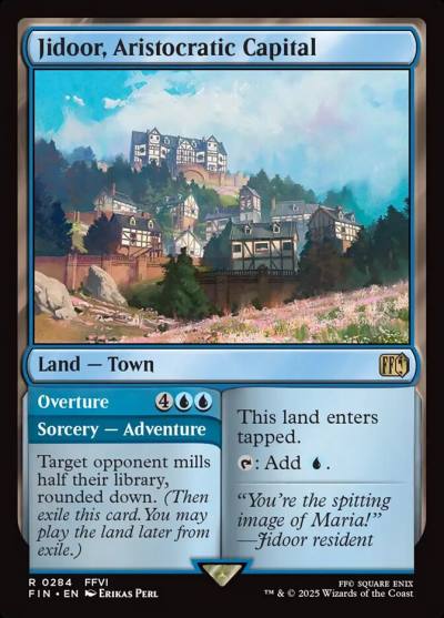 Jidoor, Aristocratic Capital // Overture FIN-284 Final Fantasy Magic card