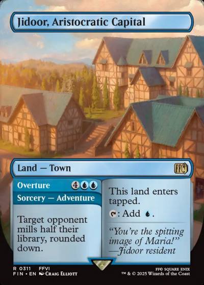 Jidoor, Aristocratic Capital // Overture FIN-311 Final Fantasy Magic card