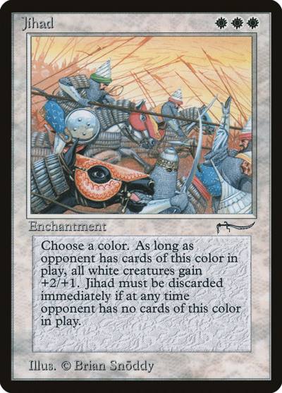 Jihad ARN-5 Arabian Nights Magic card