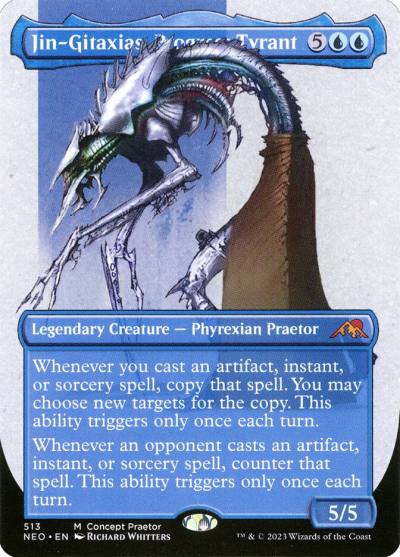 Jin-Gitaxias, Progress Tyrant NEO-513 Kamigawa: Neon Dynasty Magic card