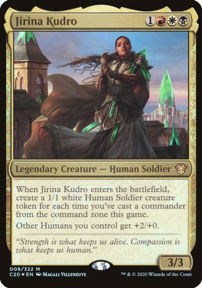 Jirina Kudro OC20-8 Commander 2020 Oversized Magic card