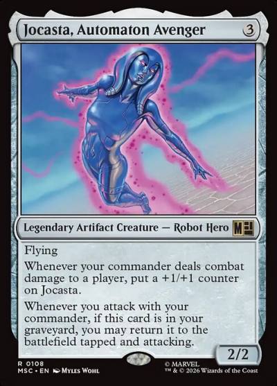 Jocasta, Automaton Avenger MSC-108 Marvel Super Heroes Commander Magic card