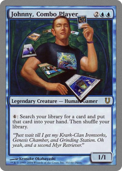 Johnny, Combo Player UNH-35 Unhinged Magic card