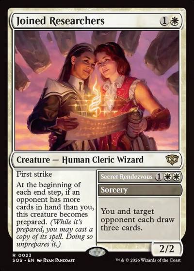 Joined Researchers // Secret Rendezvous SOS-23 Secrets of Strixhaven Magic card