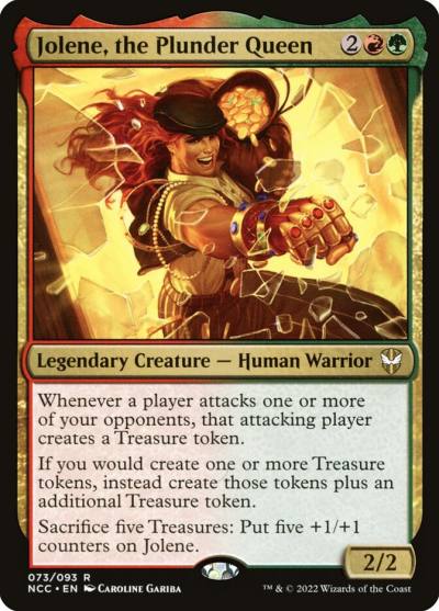 Jolene, the Plunder Queen NCC-73 New Capenna Commander Magic card