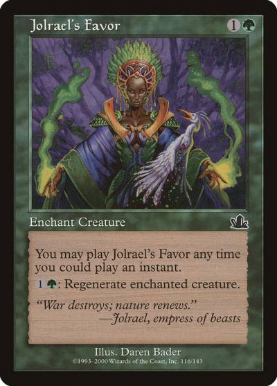 Jolrael's Favor PCY-116 Prophecy Magic card