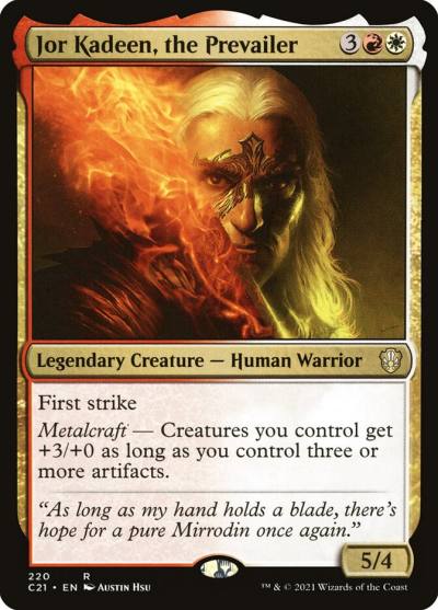 Jor Kadeen, the Prevailer C21-220 Commander 2021 Magic card