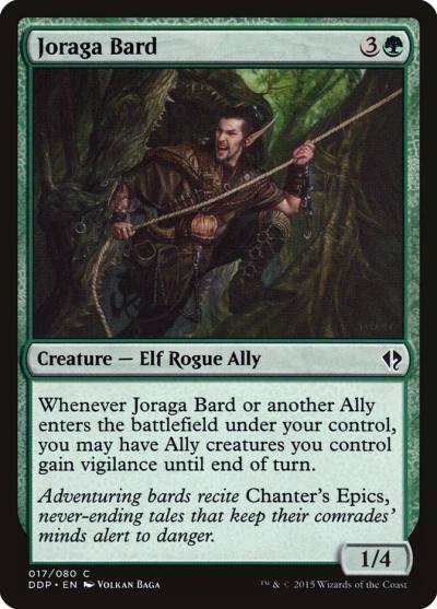 Joraga Bard DDP-17 Duel Decks: Zendikar vs. Eldrazi Magic card
