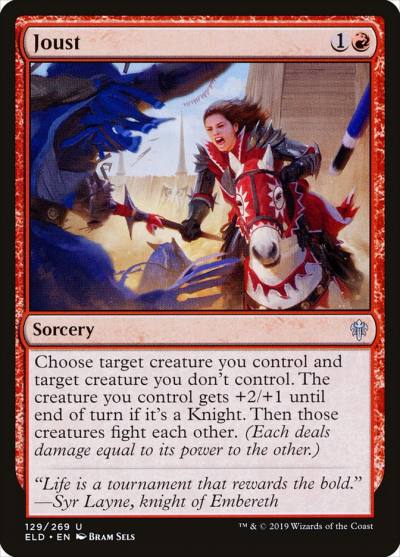 Joust ELD-129 Throne of Eldraine Magic card