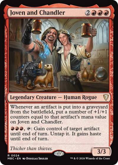 Joven and Chandler MBC-24 Mystery Booster Commander Edition Magic card