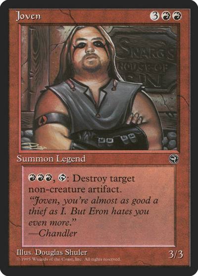 Joven 77 Homelands Magic card