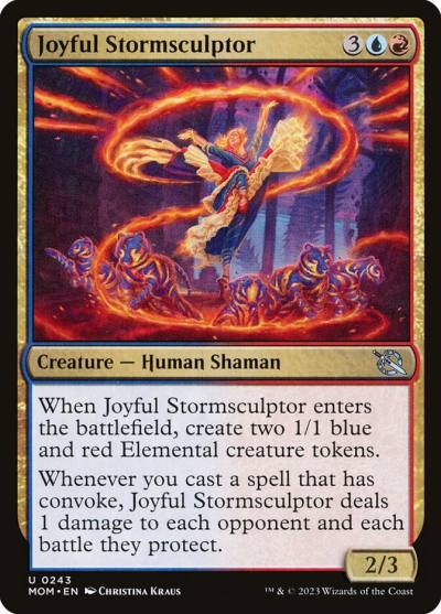 Joyful Stormsculptor MOM-243 March of the Machine Magic card